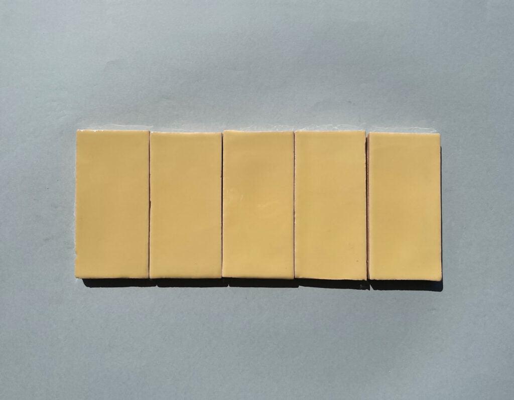 Watercolours Terracotta Rectangle Tiles - 040 - Glossy Translucent ...