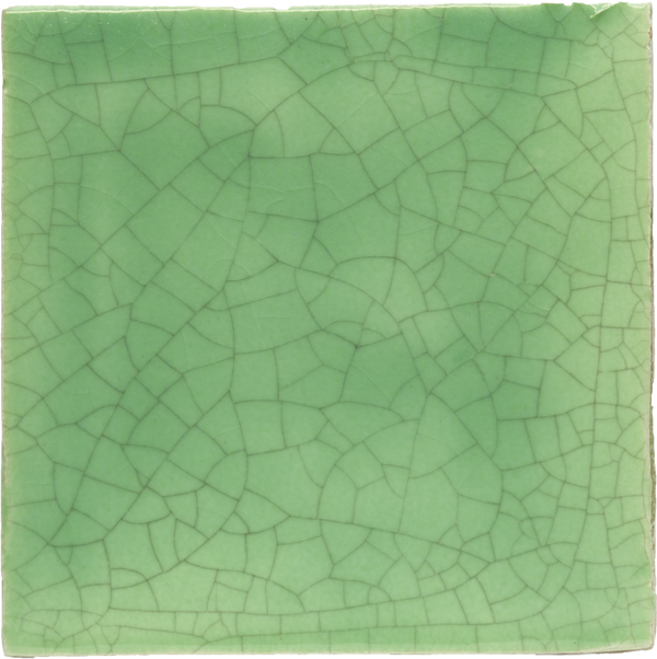 Watercolours Terracotta Square Tiles - 063 - Glossy Translucent Crackle