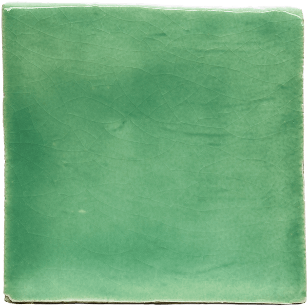 Watercolours Terracotta Square Tiles - 009 - Glossy Translucent Crackle