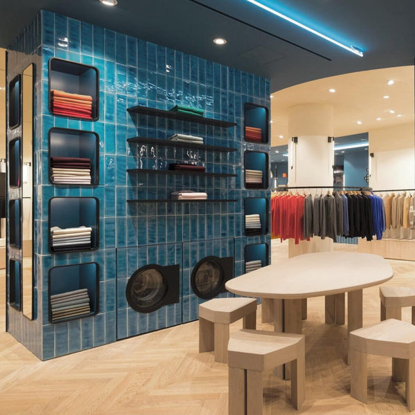 Watercolours Terracotta Square Tiles - 029 - Glossy Translucent Crackle