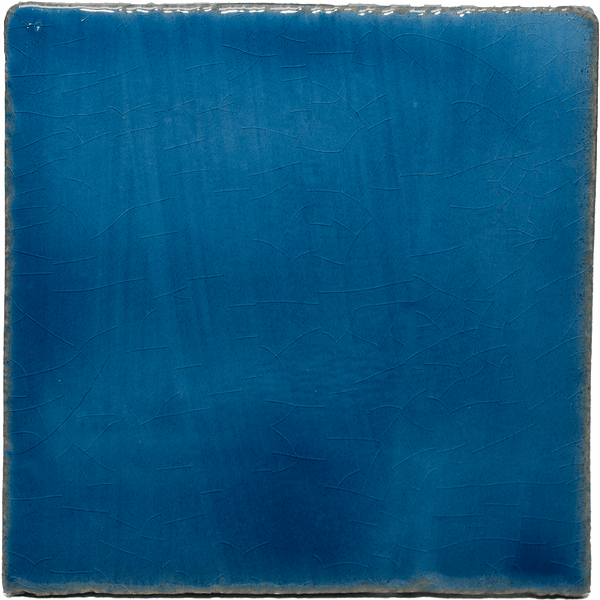 Watercolours Terracotta Square Tiles - 029 - Glossy Translucent Crackle