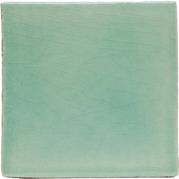 Watercolours Terracotta Square Tiles - 030 - Glossy Translucent Crackle