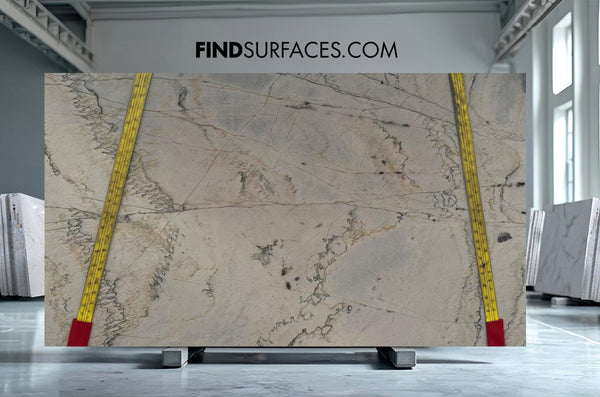 White Macaubas Quartzite Slabs - FS41063406 - 3350 x 1870 x 20 mm