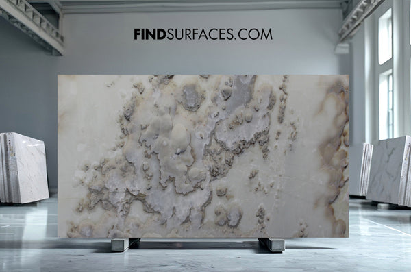 White Onyx Slabs - FS56048100 - 3150 x 1650 x 20 mm