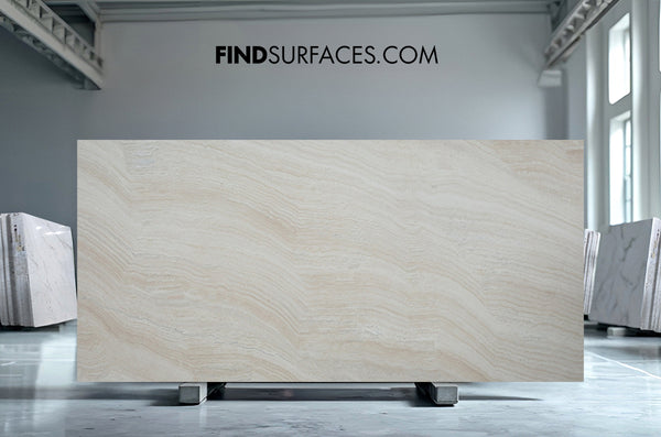 White Travertine Slabs - FS35539907-2 - 3030 x 1550 x 20 mm
