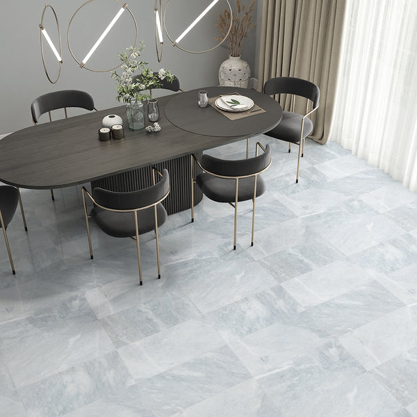 Allure Light Marble Tiles - Honed