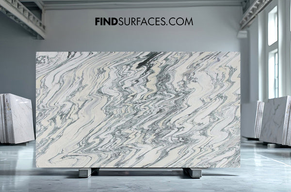 Arabescato Arni Fantastico Marble Slabs - FS4540892 - 3440 x 1660 x 20 mm