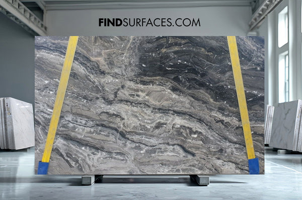 Arabescato Orobico Grigio Marble Slabs - FS87158087 - 3010 x 1880 x 20 mm