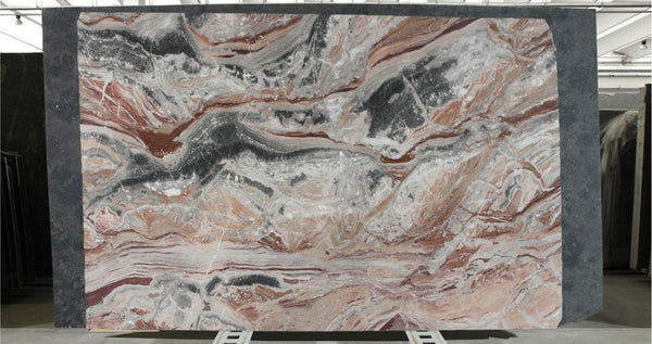 Arabescato Orobico Rosso Marble Slabs - FS63628220 - 2900 x 1850 x 20 mm