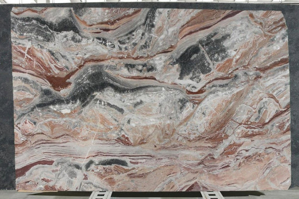 Arabescato Orobico Rosso Marble Slabs - FS63628220 - 2900 x 1850 x 20 mm