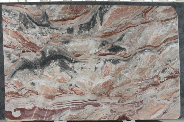 Arabescato Orobico Rosso Marble Slabs - FS63628220 - 2900 x 1850 x 20 mm