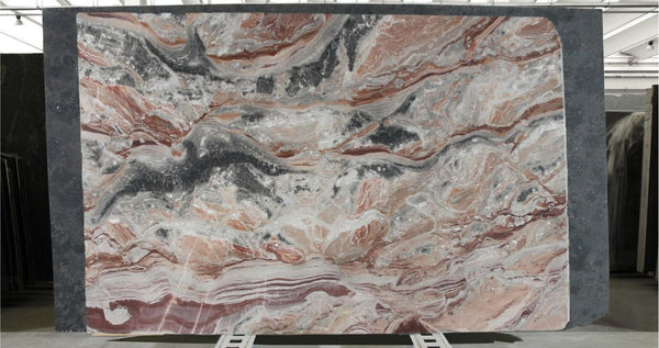 Arabescato Orobico Rosso Marble Slabs - FS63628220 - 2900 x 1850 x 20 mm