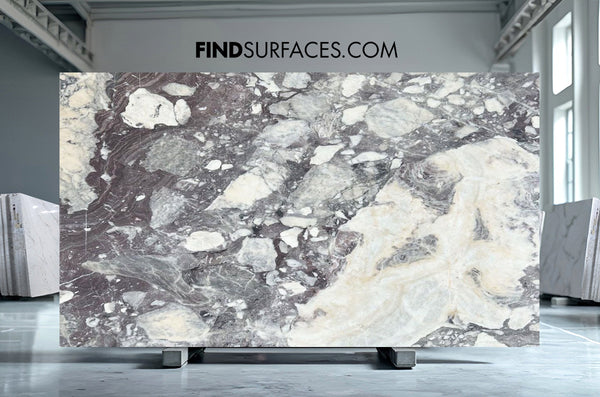 Arabescato Viola Marble Slabs - FS22764974 - 3350 x 2000 x 20 mm