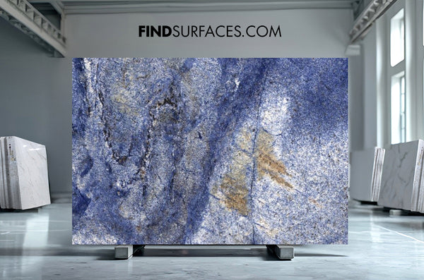 Azul Bahia Quartzite Slabs - FS40795448 - 2900 x 1270 x 30 mm