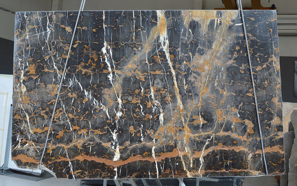 Black and Gold Marble Slabs - FS99720895 - 2500 x 1500 x 20 mm