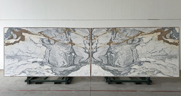 Calacatta Picasso Marble Slabs - FS82127495 - 2960 x 1630 x 20 mm