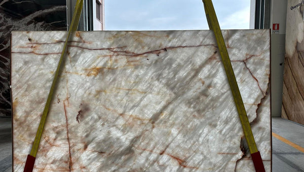 Cristallo Quartz Quartzite Slabs - FS35484671 - 3250 x 1750 x 20 mm