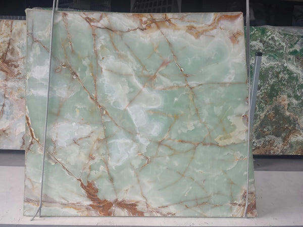 Green Onyx Slabs - FS66032032 - 1000 x 1000 x 20 mm