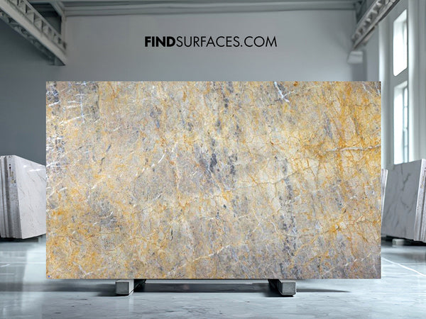 Grey Gold Marble Slabs - FS85393249 - 2200 x 1000 x 10 mm