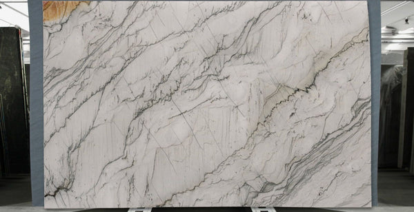 Opus White Quartzite Slabs - FS11735250 - 3080 x 1950 x 20 mm