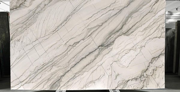 Opus White Quartzite Slabs - FS2911025 - 3200 x 1900 x 20 mm