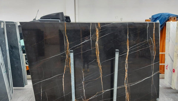 Sahara Noir Marble Slabs - FS36333192 - 2980 x 1900 x 20 mm