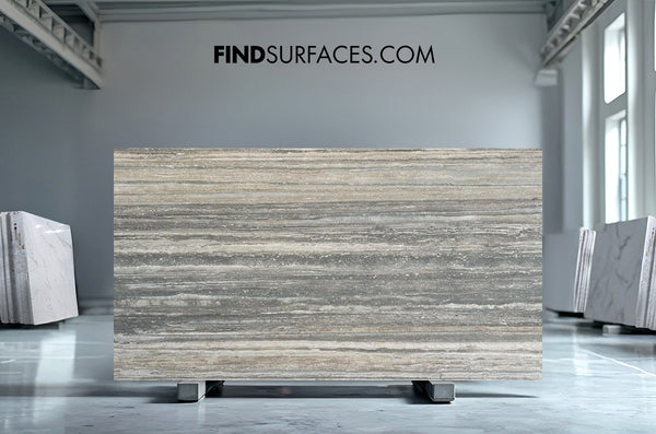Silver Travertine Slabs - FS16754264 - 3200 x 1670 x 20 mm