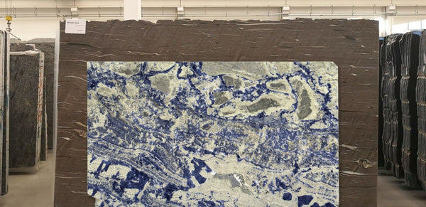 Blue Sodalite Marble Slabs - FS57905821 - 2450 x 1500 x 20 mm