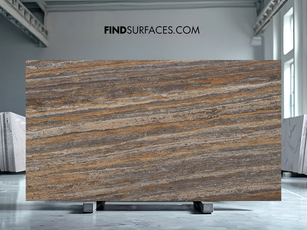 Titanium Travertine Slabs - FS16287413-1 - 2500 x 1600 x 20 mm