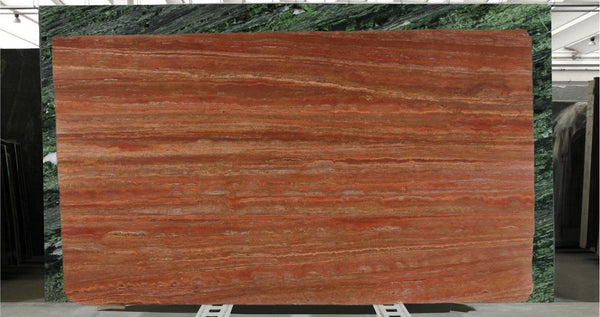 Persiano Rosso Travertine Slabs - FS10430343 - 3220 x 1750 x 20 mm