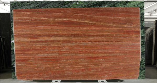 Persiano Rosso Travertine Slabs - FS10430343 - 3220 x 1750 x 20 mm