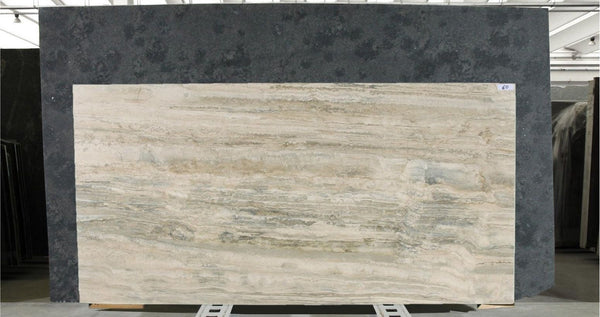 Silver Travertine Slabs - FS76127325 - 2920 x 1400 x 20 mm