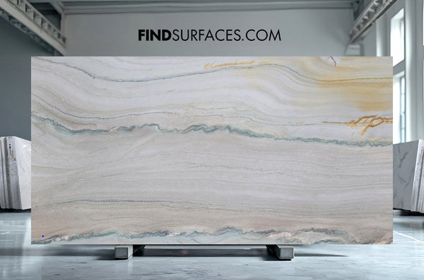 White Macaubas Quartzite Slabs - FS34595705 - 3220 x 1950 x 20 mm