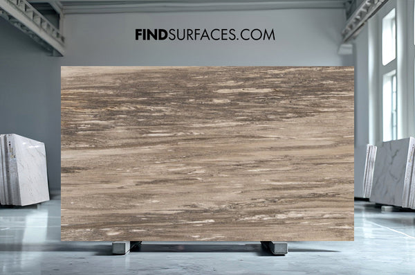 Wooden Brown Quartzite Slabs - FS15240160 - 3270 x 1970 x 20 mm