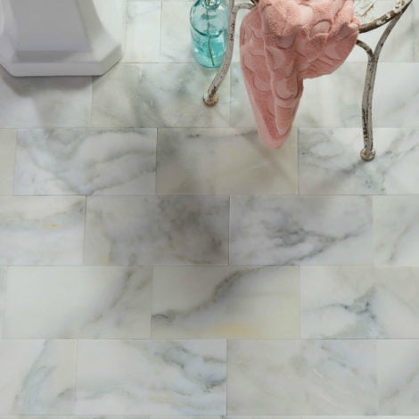 Bianco Fantastico Marble Honed Tiles
